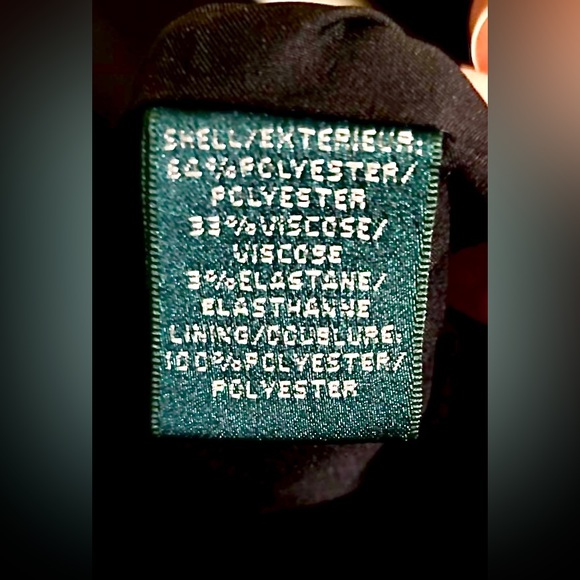 Ralph Lauren Sleeveless Sheath Dress, Crew Neckline, Black and Cream - Picture 5 of 5